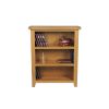 Country Oak Small Low Fully Assembled Bookcase - 10% OFF SUMMER SALE - 10
