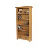 Country Oak Tall Fully Assembled Bookcase with Drawers - SUMMER SALE - 5