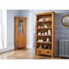 Country Oak Tall Fully Assembled Bookcase with Drawers - SUMMER SALE - 2