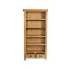 Country Oak Tall Fully Assembled Bookcase with Drawers - SUMMER SALE - 12