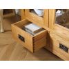 Country Oak Tall Glass Assembled Display Cabinet Unit - SUMMER SALE - 6
