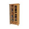 Country Oak Tall Glass Assembled Display Cabinet Unit - SUMMER SALE - 9