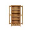 Country Oak Tall Glass Assembled Display Cabinet Unit - SUMMER SALE - 13