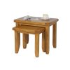 Country Oak Nest of Two Tables - SUMMER SALE - 3