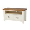 Country Cottage Cream Painted 2 Drawer Oak TV Unit - £30 OFF SUMMER SALE - 4