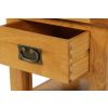 Country Oak Lamp Table With Drawer and Shelf - SUMMER SALE - 10