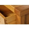 Country Oak Lamp Table With Drawer and Shelf - SUMMER SALE - 11