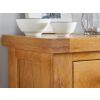 Country Oak Wine Cabinet with Drawer - SUMMER SALE - 4