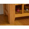 Country Oak Wine Cabinet with Drawer - SUMMER SALE - 5