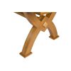 Monastery 300cm Double Extending Solid Oak Table 10 Chelsea Brown Leather Oak Chair Set - SUMMER SALE - 13