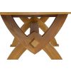 Monastery 300cm Double Extending Solid Oak Table 10 Chelsea Brown Leather Oak Chair Set - SUMMER SALE - 16