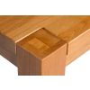Solid Oak 130cm Chunky Corner Leg Country Oak Dining Table / Desk - £50 OFF SUMMER SALE - 7