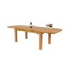 Country Oak 280cm Extending Oak Table and 10 Chelsea Brown Leather Chairs - SUMMER SALE - 11
