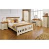 Farmhouse Country Oak Cream Painted Slatted 4ft 6 Inches Double Bed - SUMMER SALE - 4