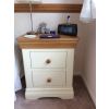 Farmhouse Country Oak Cream Painted Bedside Table - £30 OFF FLASH SALE - 6