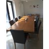 Country Oak 2.8m X Leg Double Extending Large Dining Table - £300 OFF FLASH SALE - 12