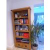 Country Oak Tall Fully Assembled Bookcase with Drawers - SUMMER SALE - 6