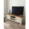 Country Cottage Cream Painted Large Double Door Oak TV Unit - SUMMER SALE - 7