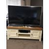 Country Cottage Cream Painted Large Double Door Oak TV Unit - SUMMER SALE - 8