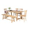 Doveridge 180cm Whitewash Limed Oak Trestle Dining Table - £120 OFF SUMMER SALE - 7