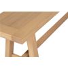 Doveridge 160cm Whitewash Limed Oak Trestle Dining Bench - £50 OFF SUMMER SALE - 8 Doveridge 160cm Whitewash Limed Oak Trestle Dining Bench - £50 OFF SUMMER SALE - 8