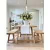 Doveridge 160cm Whitewash Limed Oak Trestle Dining Bench - £50 OFF SUMMER SALE - 3 Doveridge 160cm Whitewash Limed Oak Trestle Dining Bench - £50 OFF SUMMER SALE - 3