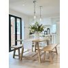 Doveridge 160cm Whitewash Limed Oak Trestle Dining Bench - £50 OFF SUMMER SALE - 4 Doveridge 160cm Whitewash Limed Oak Trestle Dining Bench - £50 OFF SUMMER SALE - 4