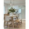 Doveridge Whitewash Limed Oak Spindleback Assembled Dining Chair - 10% OFF SUMMER SALE - 3