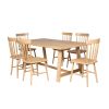 Doveridge Whitewash Limed Oak Spindleback Assembled Dining Chair - 10% OFF SUMMER SALE - 7