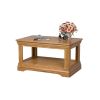 Farmhouse Oak Coffee Table with Shelf - SUMMER SALE - 6