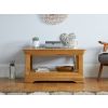 Farmhouse Oak Coffee Table with Shelf - SUMMER SALE - 3