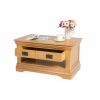 Farmhouse Oak Coffee Table with Drawer and Shelf - SUMMER SALE - 7