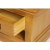 Farmhouse Oak Coffee Table with Drawer and Shelf - SUMMER SALE - 11