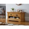 Farmhouse Oak Coffee Table with Drawer and Shelf - SUMMER SALE - 2