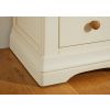 Farmhouse Country Oak Cream Painted Large Double Pedestal Dressing Table / Desk - SUMMER SALE - 7