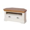 Farmhouse Cream Painted Assembled Corner TV Unit - 10% OFF SUMMER SALE - 5