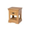 Farmhouse 1 Drawer Oak Bedside Table - 10% OFF SUMMER SALE - 6