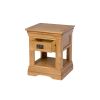 Farmhouse 1 Drawer Oak Bedside Table - 10% OFF SUMMER SALE - 10