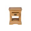 Farmhouse 1 Drawer Oak Bedside Table - 10% OFF SUMMER SALE - 11