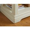 Farmhouse Cream Painted Oak Coffee Table with Shelf - SUMMER SALE - 5