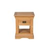 Farmhouse 1 Drawer Oak Lamp Table - SUMMER MEGA DEAL - 6