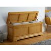Farmhouse Large Oak Blanket Box - SUMMER SALE - 2
