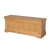 Farmhouse Large Oak Blanket Box - SUMMER SALE - 7