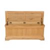 Farmhouse Large Oak Blanket Box - SUMMER SALE - 9