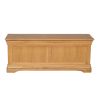 Farmhouse Large Oak Blanket Box - SUMMER SALE - 10