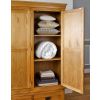 Farmhouse Country Oak Large Triple Oak Wardrobe - £200 OFF SUMMER SALE - 9