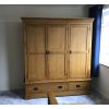 Farmhouse Country Oak Large Triple Oak Wardrobe - £200 OFF SUMMER SALE - 5