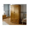 Farmhouse Country Oak Double Oak Wardrobe - £100 OFF FLASH SALE - 2