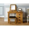 Farmhouse Country Oak Dressing Table / Desk - 10% OFF SUMMER SALE - 3