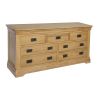 Farmhouse Country Oak 3 Over 4 Large Chest of Drawers - £140 OFF SUMMER SALE - 6